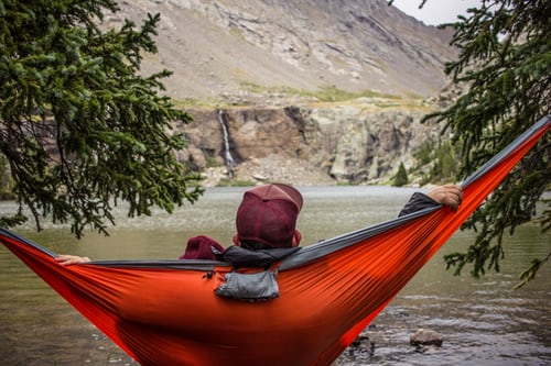 enjoy the view from your camping hammock stand