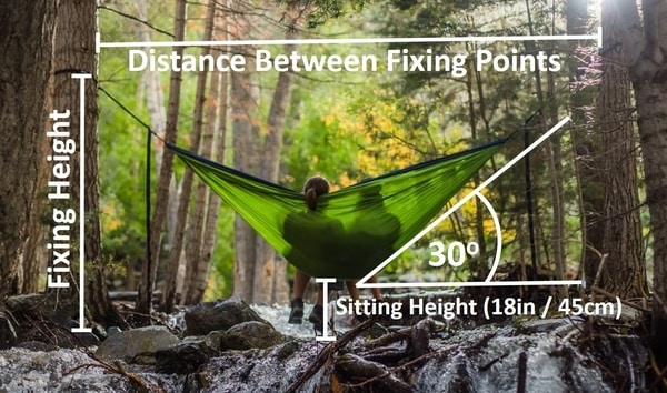 How to hang a hammock for comfortable sleep